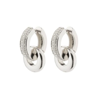 Smycken Pilgrim  | Learn Atervunna Chunky Hoops Silverplaterade